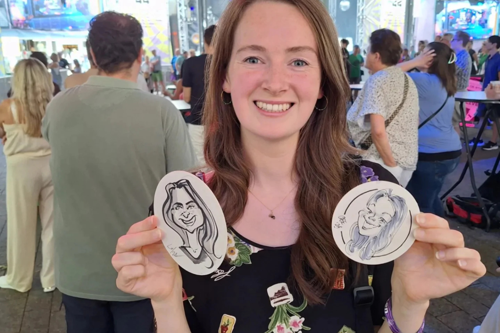 Karikaturen op bierviltjes Alfa Bierfeesten